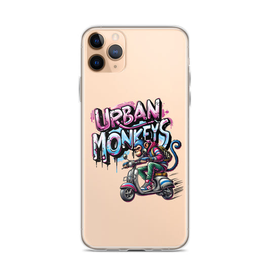 JUNGLE MOTION CLEAR CASE URBAN MONKEYS iPhone ®