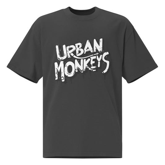 JUNGLE BLAZE OVERSIZED FADED T-SHIRT URBAN MONKEYS