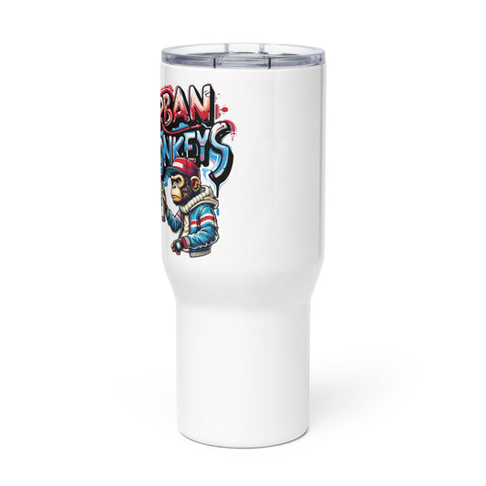 CITY GROOVE TRAVEL MUG WITH A HANDLE URBAN MONKEYS