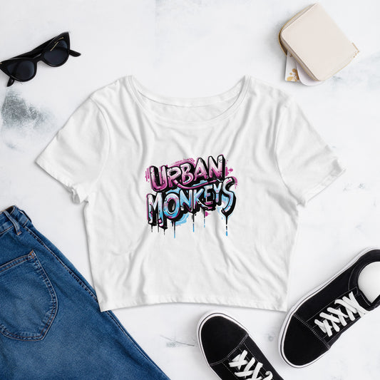 ENERGY WOMEN’S CROP TEE URBAN MONKEYS